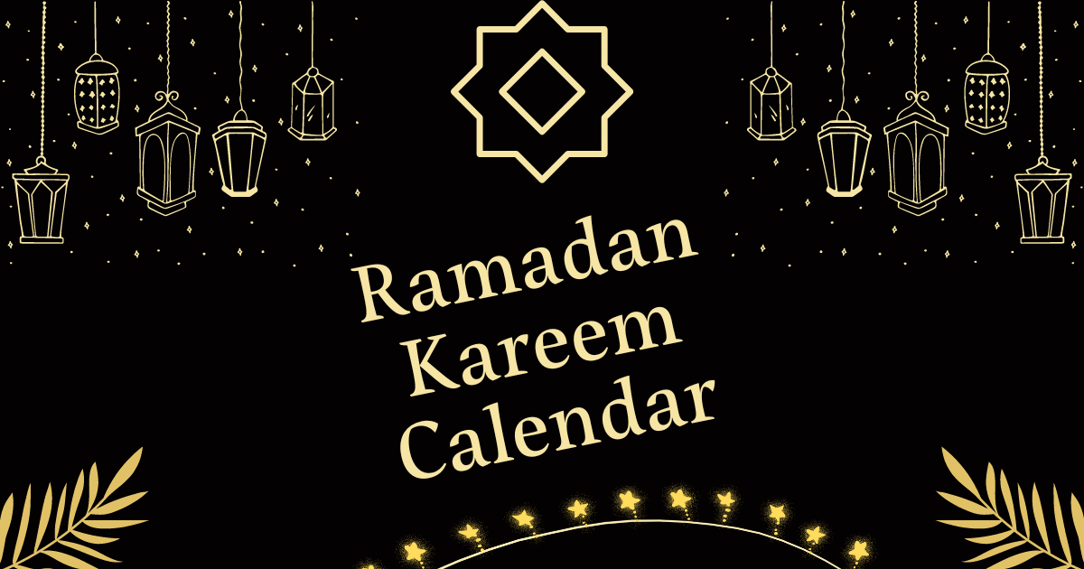 Hamamatsu Ramadan Calendar 2024